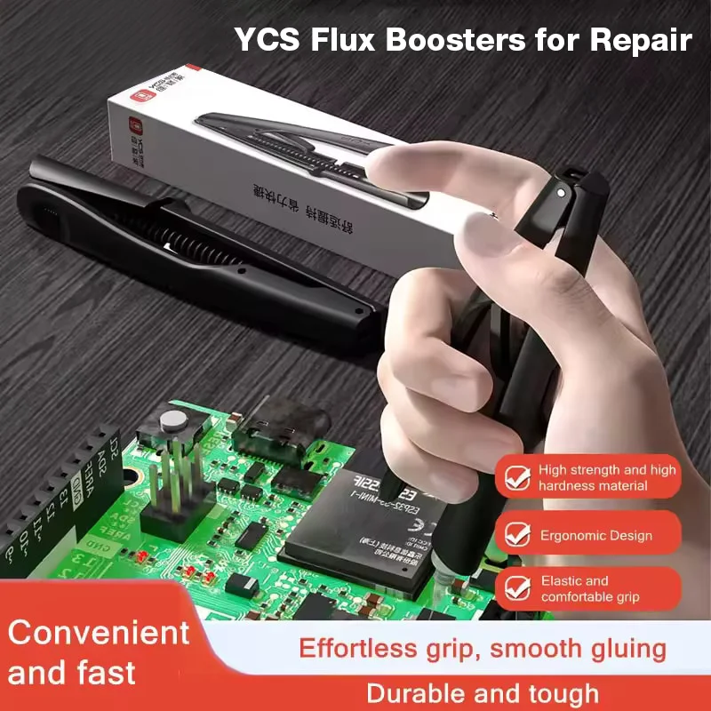

YCS Syringe Welding Oil Flux Boosters Rod Solder Paste Extruder Precise Control Repair Tools for BGA Circuit