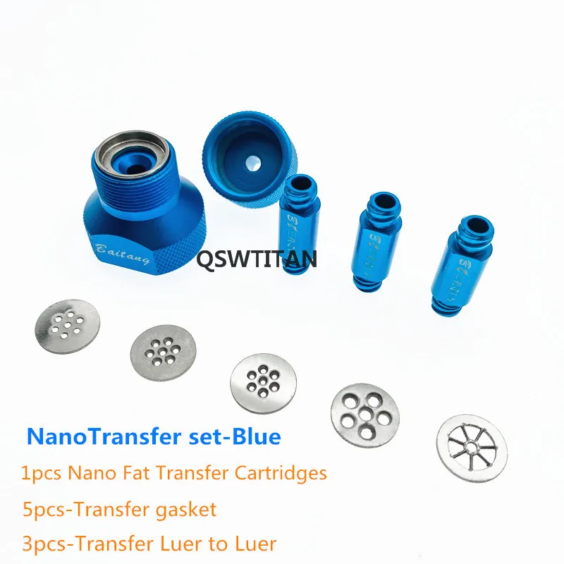 ชุดแปลงไขมัน อะแดปเตอร์นาโนสำหรับถ่ายโอนไขมัน ชุดกรองไขมัน เครื่องมือแปลงไขมันจากการดูดไขมัน อุปกรณ์ผ่าตัด