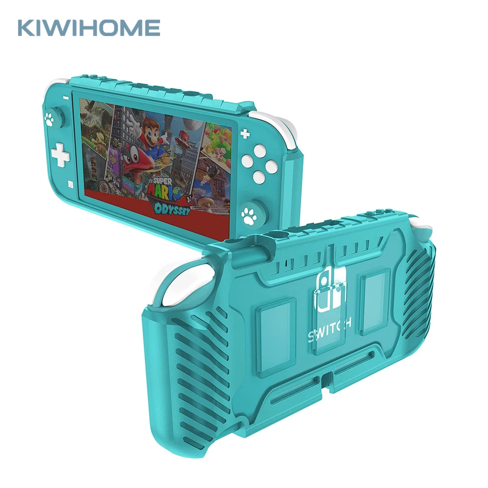 

KIWIHOME Protective Case for Nintendo Switch Lite Accessories with 3 Game Card Slots Grips Cover for Nintendo Switch Case