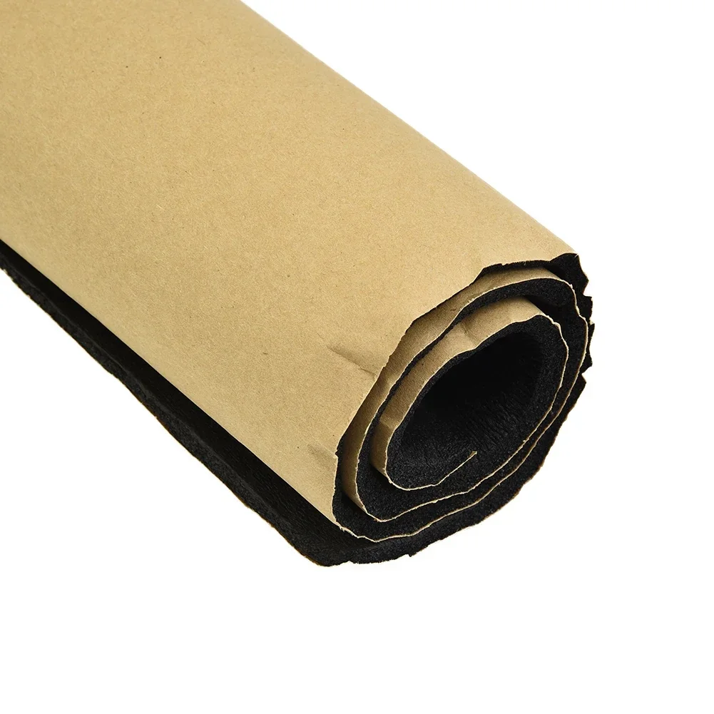 Durable High Quality Soundproof Cotton Foam Double Sided High Density Rubber 2kpa Strength 3mm Thickness Car Sound Proofing