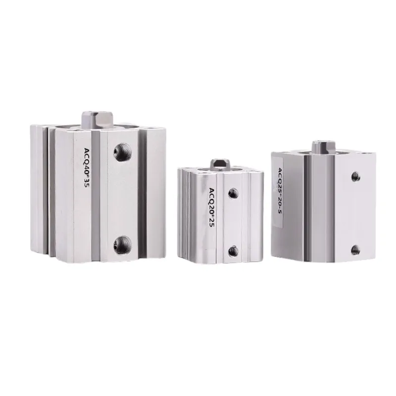 Airtac Typ Mały pneumatyczny cienki cylinder Seria ACQ ACQ12 16 20 25 32 40 50 63 80-5 10 15 20 25 30 35 40 50 60 70 75 100 150
