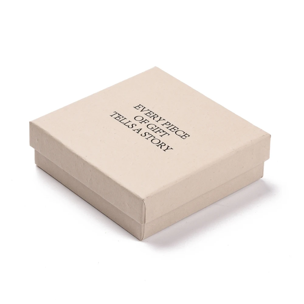 18pcs 9.15x9.15x2.9cm Cardboard Jewelry Packaging Boxes for Necklaces Rings Earrings Gift Jewellery Wrapping Display Box