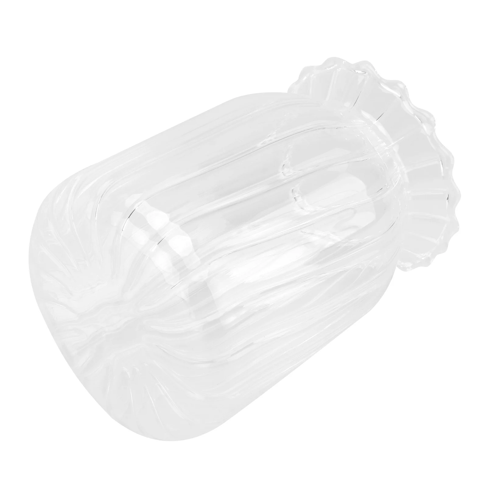 

1Pcs Glass Vase Transparent Decorative Flower Arrangement Delicate Vase Ornament Tabletop Adornment Desktop Adornment