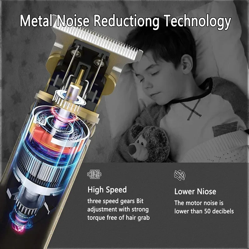 Xiaomi Heavy Metal Hair Cutting Machine Clipper For Men Barber Shop Trimmer For Men Mower Electric Shaver Haircut Beard Trimmer