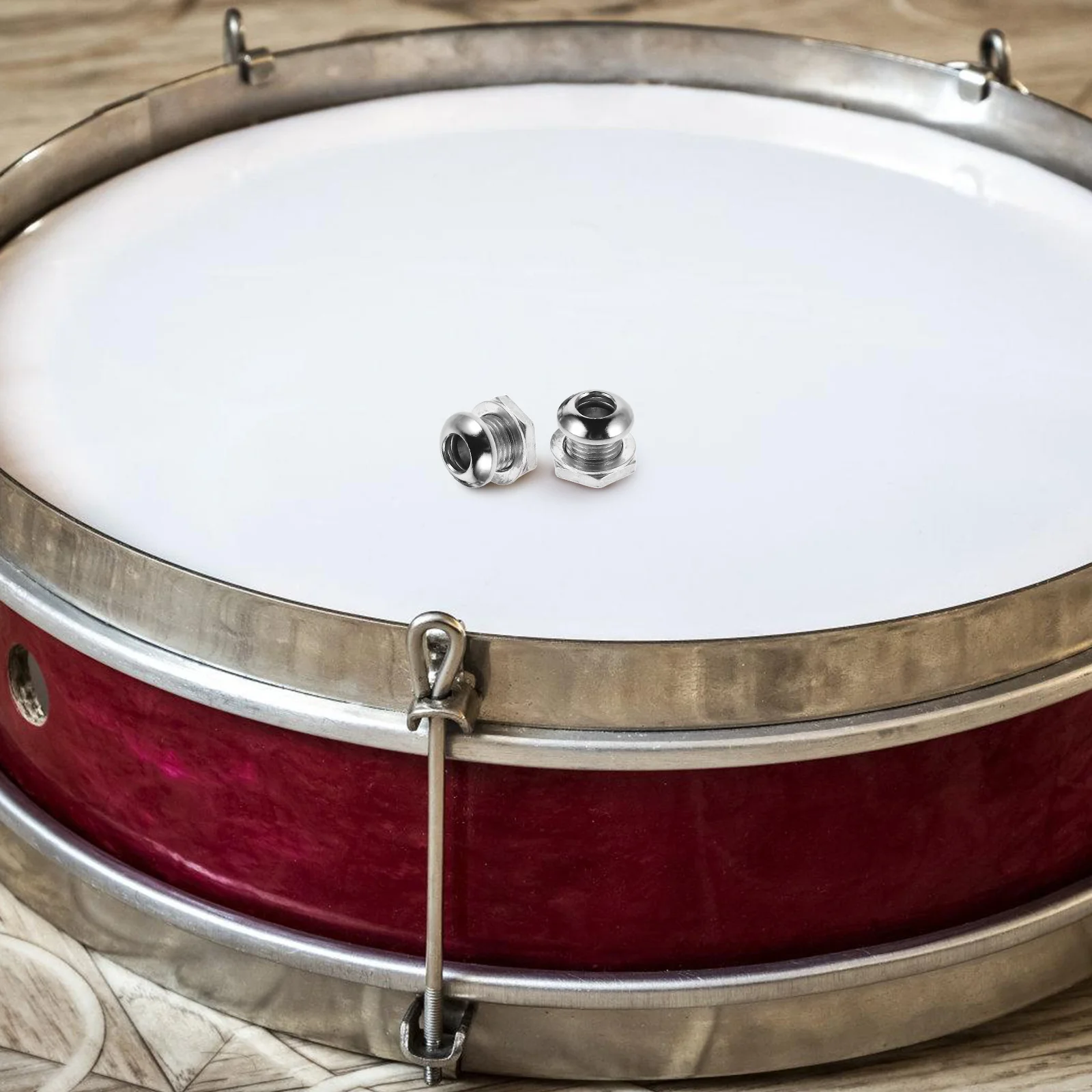 

4pcs Drum Ventilation Screws Air Hole Parts Accessories for Snare Drum Sound Enhancement Durable Metal Easy Installation Stable