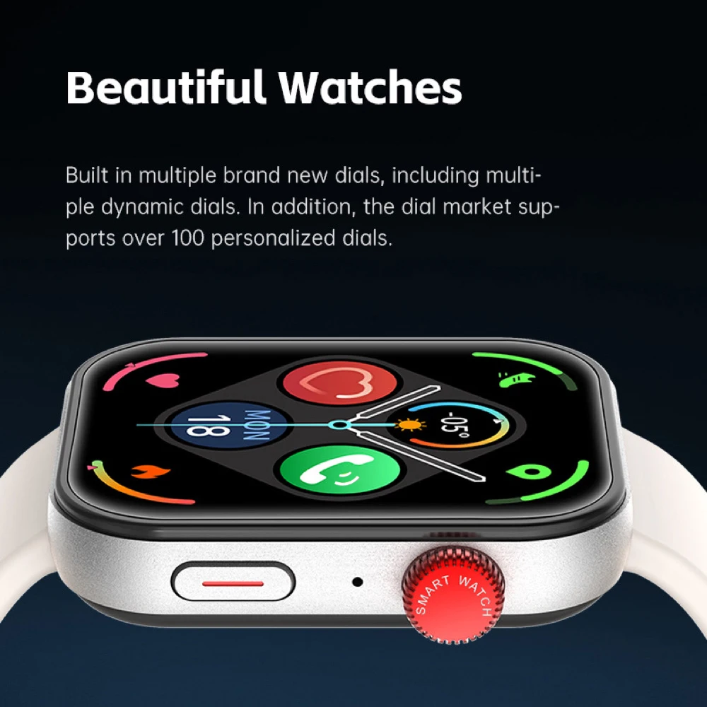 Умные часы с синими зубьями и функцией звонка