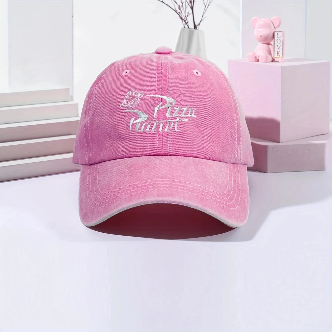 Printed Pizza baseball cap outdoor adjustable sun protection casual hat sun hat for men Y2K Style Youth Hat