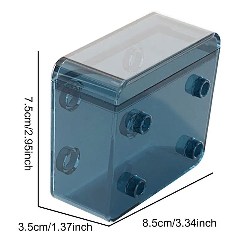 Data Cable Organizer Cord Organizer With Lid Dustproof Detachable Large Capacity Cable Storage Management Portable Cable