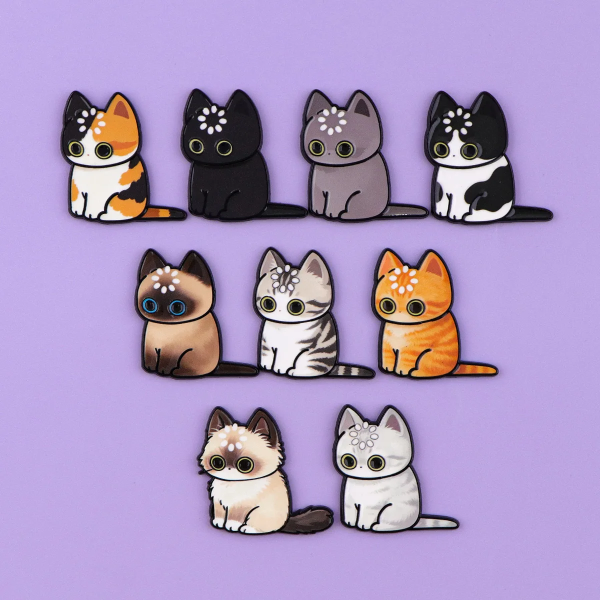 Cartoon Cute Animal Refrigerator Decorative Magnetic Funny Loading Cat Fridge Magnet Home Decoration Sticker