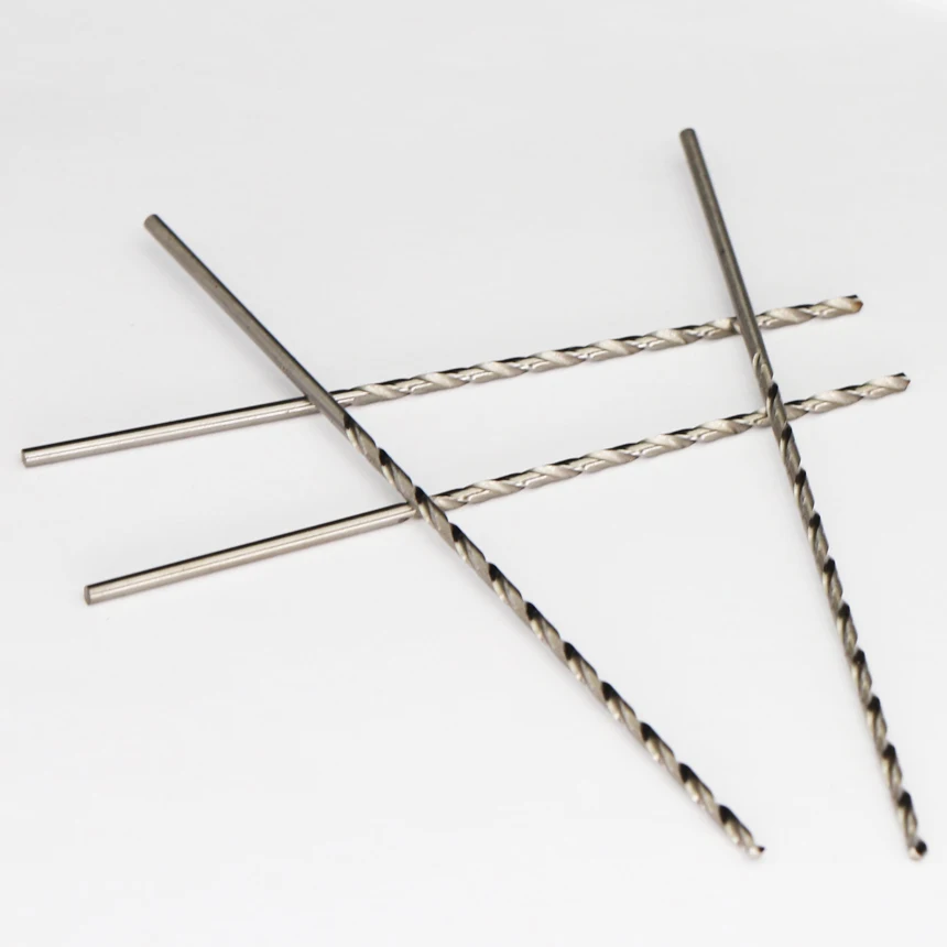 2mm 2.1mm 2.2mm 2.3mm 85mm 90mm 120mm Extra Long Plastic Metal Wood AL High Speed Steel HSS Straight Shank Twist Drill Bit