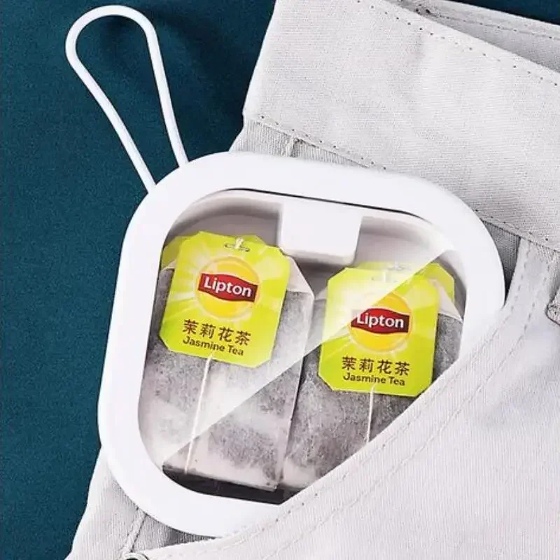 Mini Portable Storage Box Carry-on Clear Flip Jewelry Storage Box Small Storage Boxes Cell Phone Cord Pill Paper Clips Case