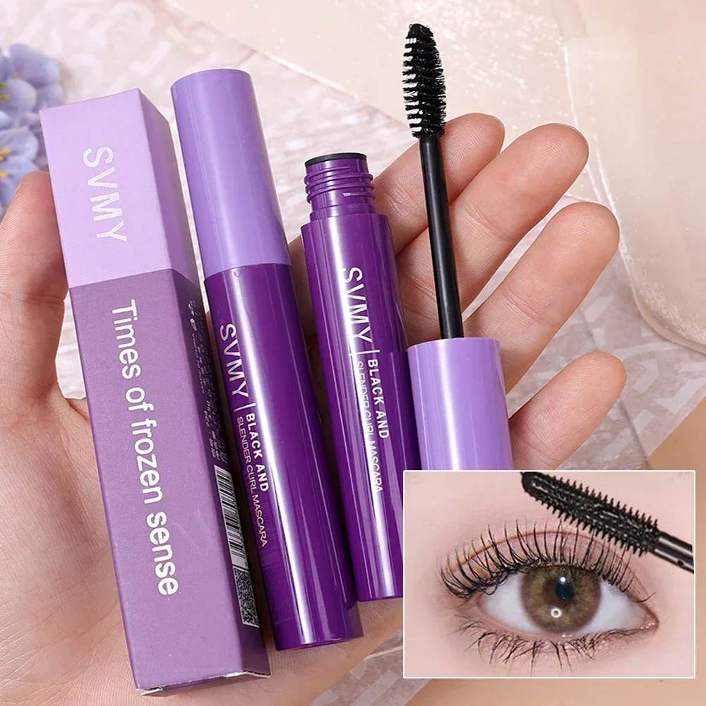 Waterdichte Mascara Langdurig Verlengt Wimpers Extensie Zwart 3d Zijde Vezel Extra Volume Vrouwelijke Mascara Make-Up Cosmetisch