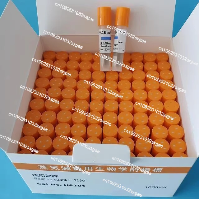 115°C pressure steam sterilization biological indicator ACE test H6301 Bacillus subtilis