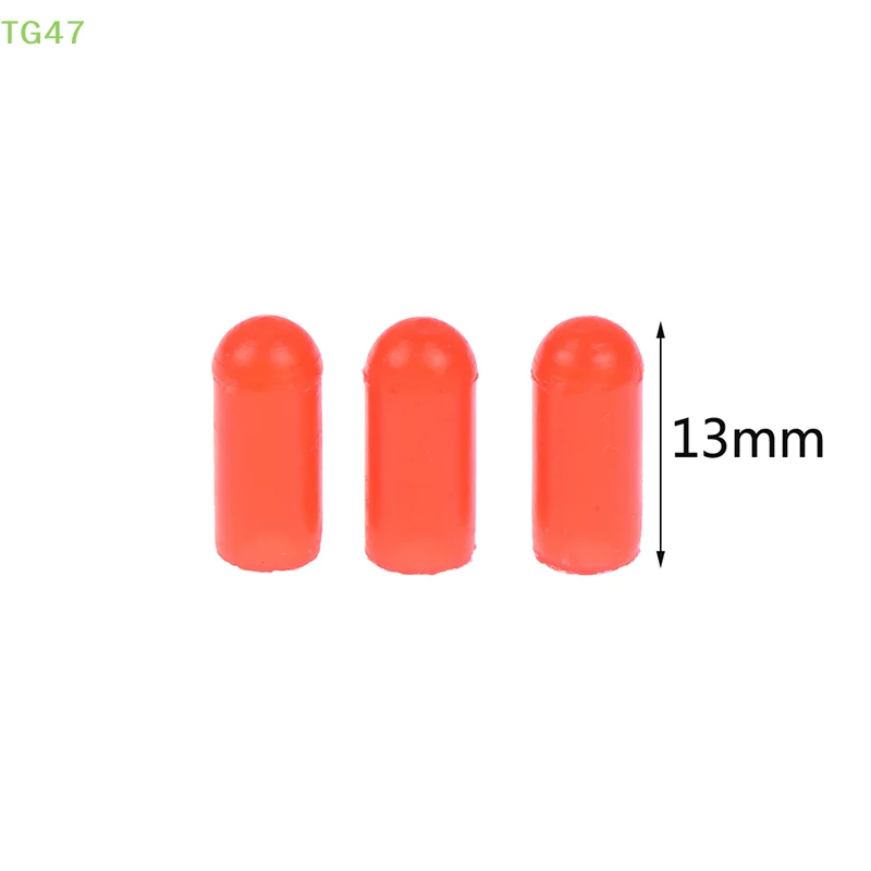 [LS]20pcs/set Food Grade Silicone Rubber Needle Cover Syringe Sealing Test Tube End Cap Accessorie