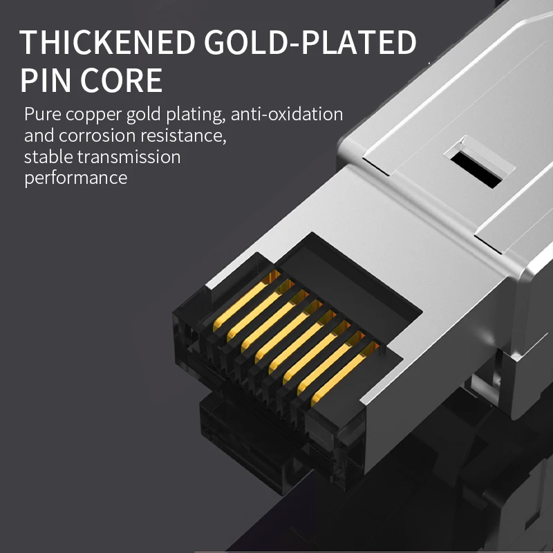 سوبر سبيد كات 8 كابل إيثرنت كات 8 SSTP RJ45 موصل شبكة لأجهزة الكمبيوتر المحمول راوتر 2000MHz RJ45 كابل الشبكة