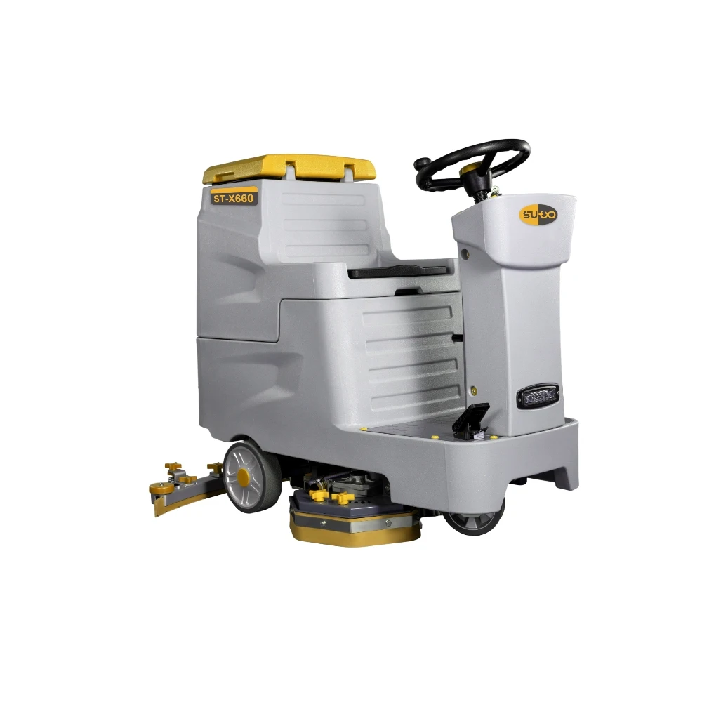 SUTO ST-X660 Ride on Floor Scrubber Dryer Automatic Floor Washing Machine Commercial Industrial Floor Cleaning Equipment view 4