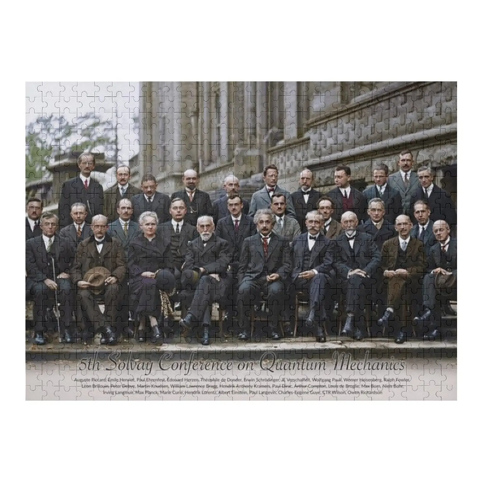 С именами - 5-я конференция Solvay на квантовой механике, 1927 год, головоломки, рождественские игрушки, новые игрушки для детей, 2022 г., головоломка