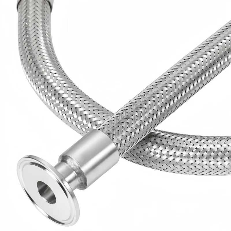 

Наконечник 38 мм (1 1/4 дюйма DN32) 50,5 мм, плетеный гибкий шланг с тройным зажимом для дистилляции домашнего пивоварения L-500/1000/1500 мм, нержавеющая сталь 304