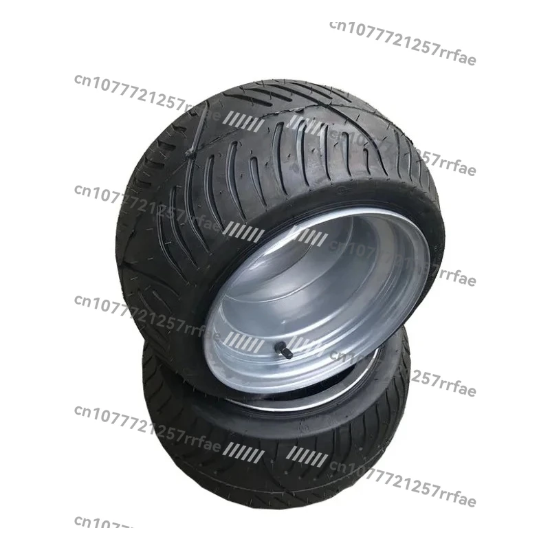 1  pcs  Four wheeled o-ff-road , beach bike, go kart, 205/30-10 inch road tire, vac-uum flat, wheel hub