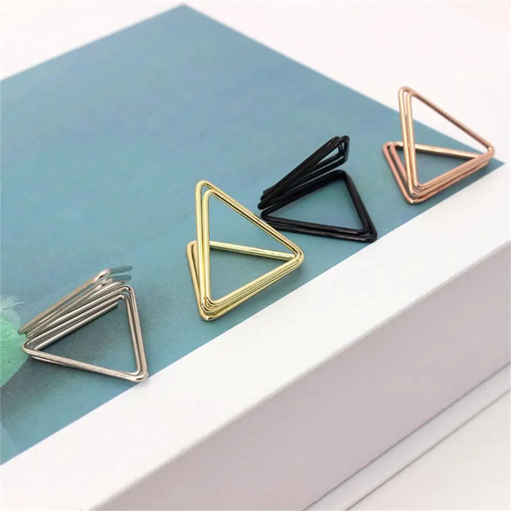 Suporte do cartão da tabela com forma do triângulo, grampo dobro-mergulhada, suporte da foto, número da tabela, 20 pcs/set