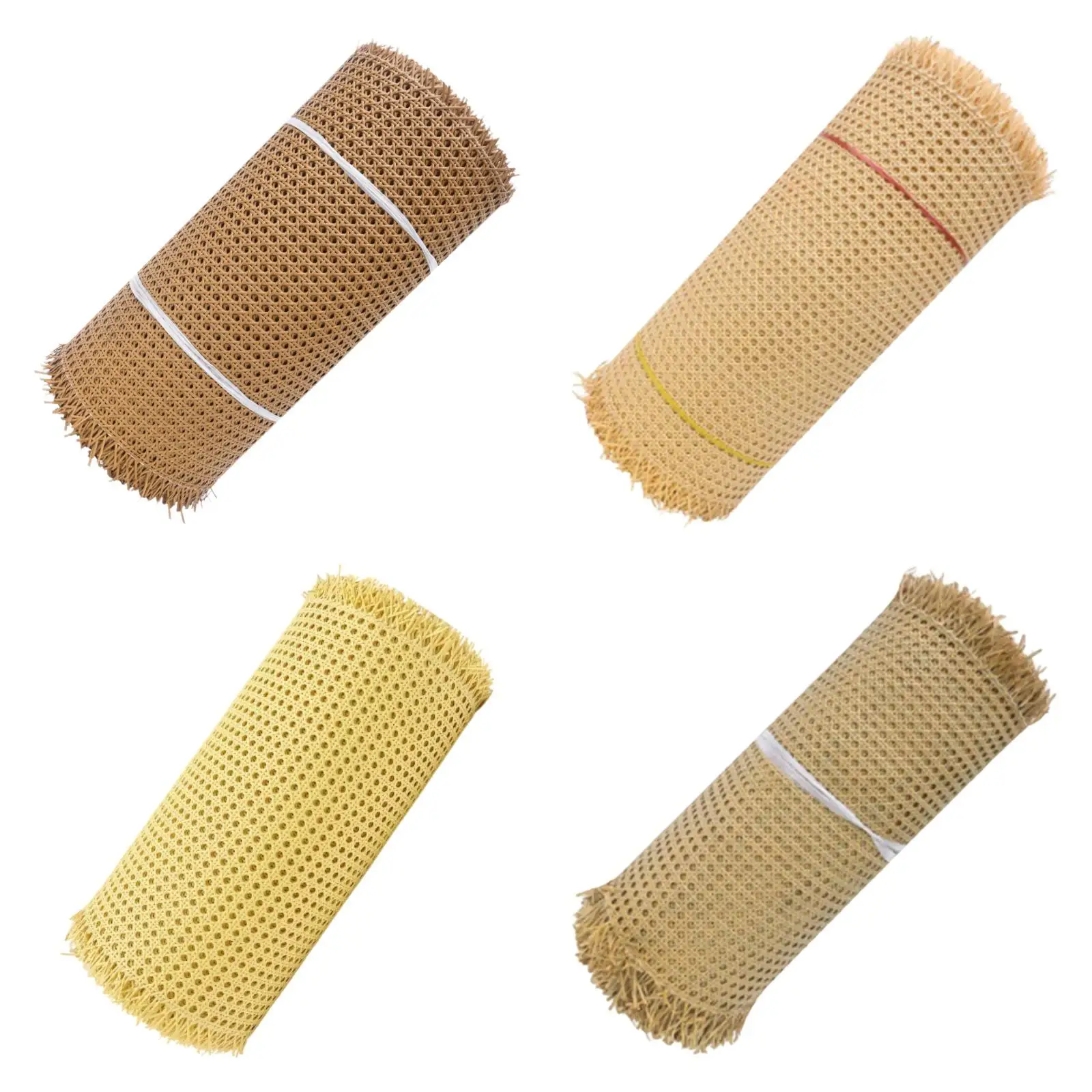 Rattan Cane Webbing Woven Cane Handwoven Synthetic Poly Rattan Woven Open Mesh Cane Net for Wall