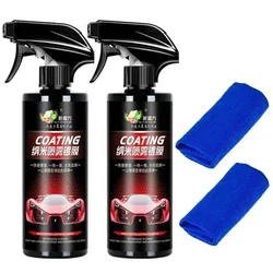 Pulidor de cristal Chapado en cerámica para coche, producto de revestimiento, detalles de coche, dureza 9H, 500ML