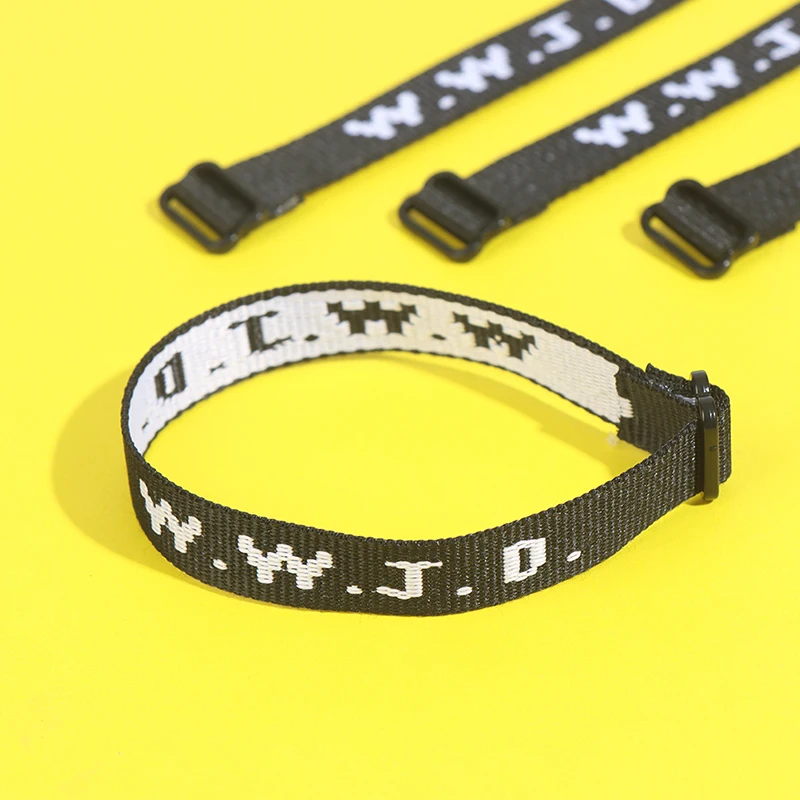 4pcs WWJD Bracelet, Religious Bracelet, What Would Jesus Do Bible Bookmark Gifts Bracelet, WWJD Sunday School Fundraising image 4