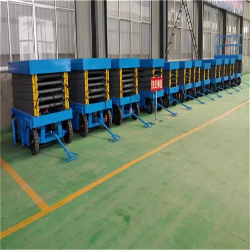 Platform Hydraulic Lift Scissor Lift Platform Whole Sale From Factory 8m 10m 12m Height Mobile Scissor Lift
