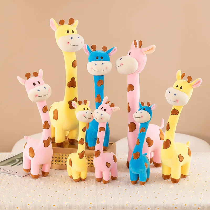 

Kawaii Giraffe Plush Toy Stuffed Doll Soft Cuddly Animal Baby Kids Birthday Xmas Gift for Girls Cute Plushie Stuffed Animal