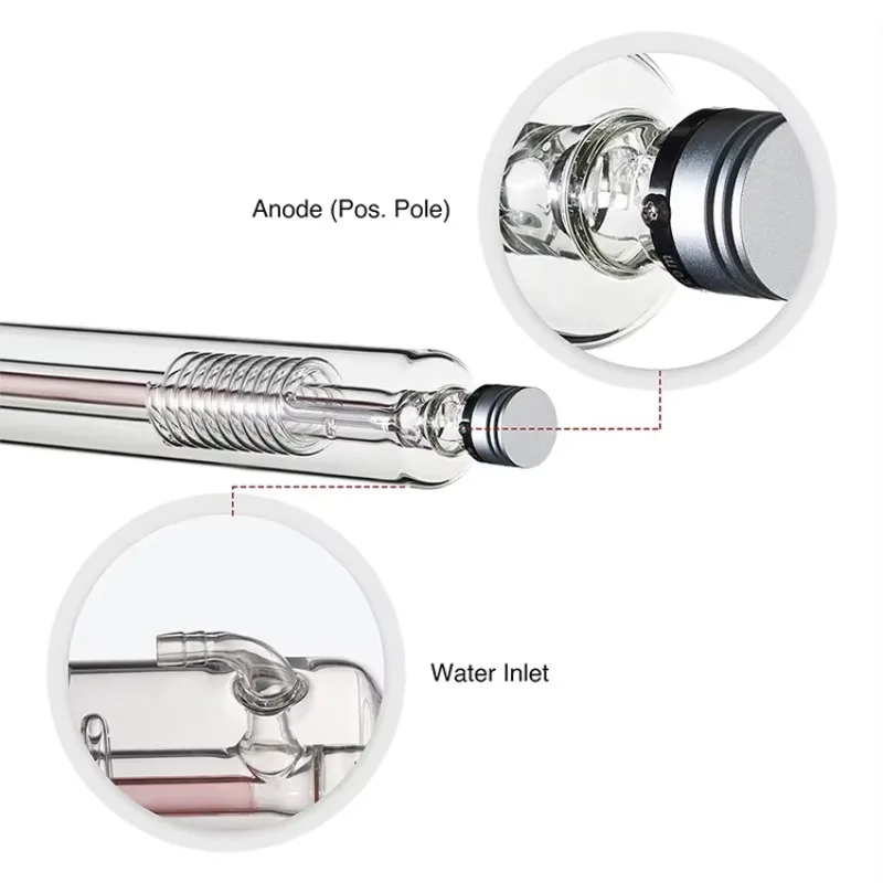 Prezzo economico Yongli H2 90 Watt Macchina da taglio per tubi laser CO2 Nuovo laser 1064nm competitivo per fattoria Include lenti gratuite