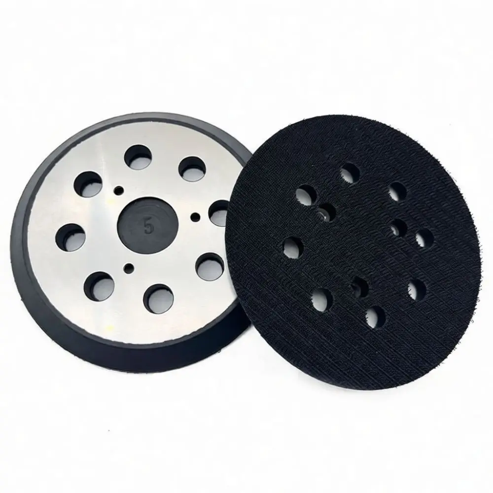 5 Inch Backing Pad For Makita BO5041 MT922 M9202B Sander Replacement Base Plate Hook And Loop Disc Polishing Power Supply