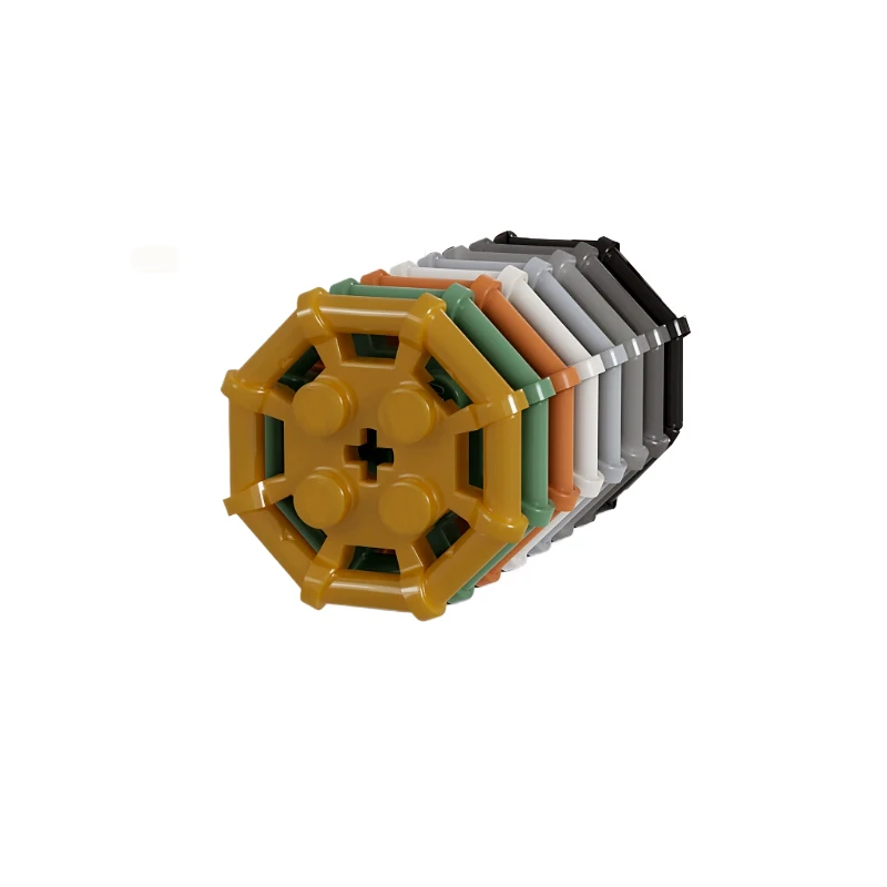 Image of 20 Stück MOC-kompatibel 75937 30033 Teile 2x2 mit Stangenrahmen achteckige runde Ziegelbausteine Kinderspielzeug