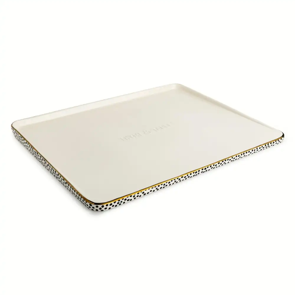 

15 Square Pizza Stone Ceramic - Dot