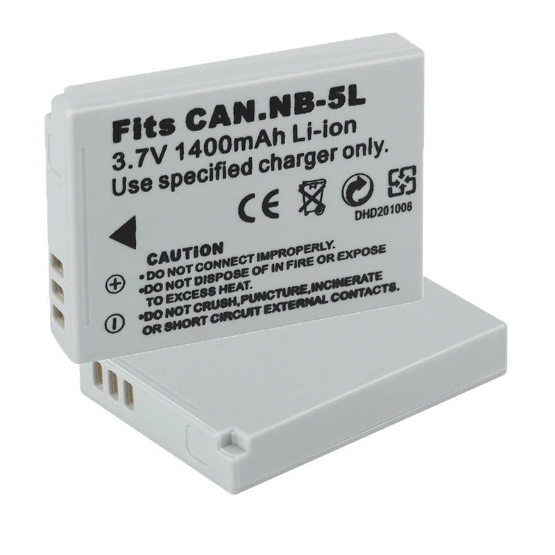 NB-5L NB5L NB 5L Battery+USB Charger for Canon S100 S110 SX200IS SX210IS SX220HS SX230HS SD700 SD850 SD870 SD880 SD890 SD950 IS