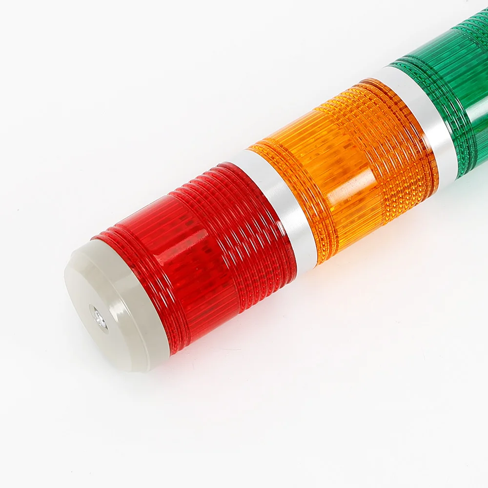 220V Industriële Led-Signaaltoren Zoemer Rood/Groen/Geel