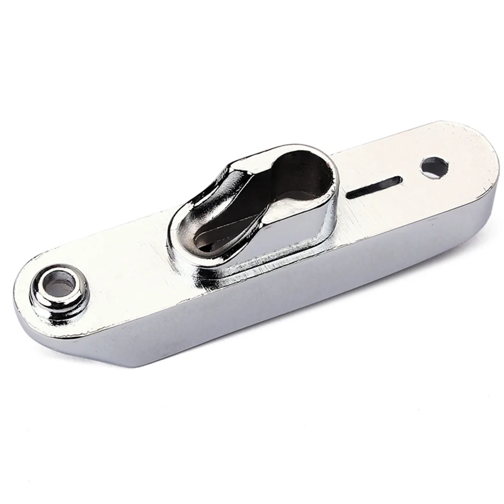 

4Pcs Bass Bridge Guitar Bridge Replacement Zinc Alloy Smooth Surface Lightweight Single String Saddles for Bass Guitar