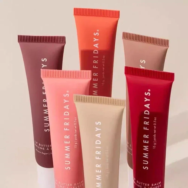 Ins popular verão sexta-feira quente cacau bálsamo labial hidratante conjunto de batom transparente suave tubo espelho brilho labial maquiagemv