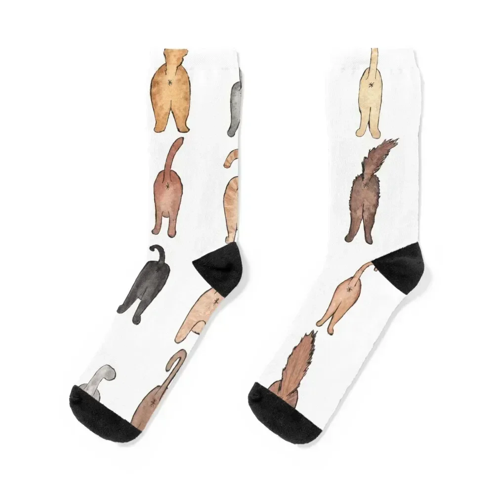 

Cat butts Socks golf ankle shoes professional running Socks Girl Men's