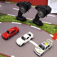 QNM Mini RC Drift Car M3 Race Car Model Remote Control Table Decoration Toy Gift for Boys Collectible Items