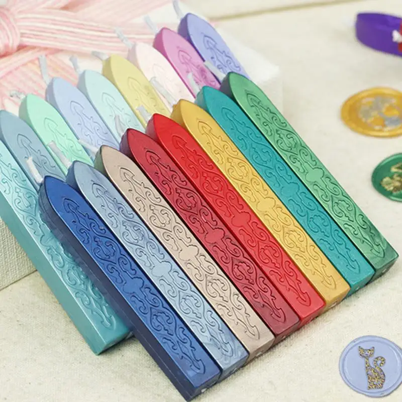 5pcs/Pack Seal Wax Sticks DIY Vintage Stamp Sealing Wax Sticks Wedding Party Invitation Sealing Wax For Fashion Gift Decoration