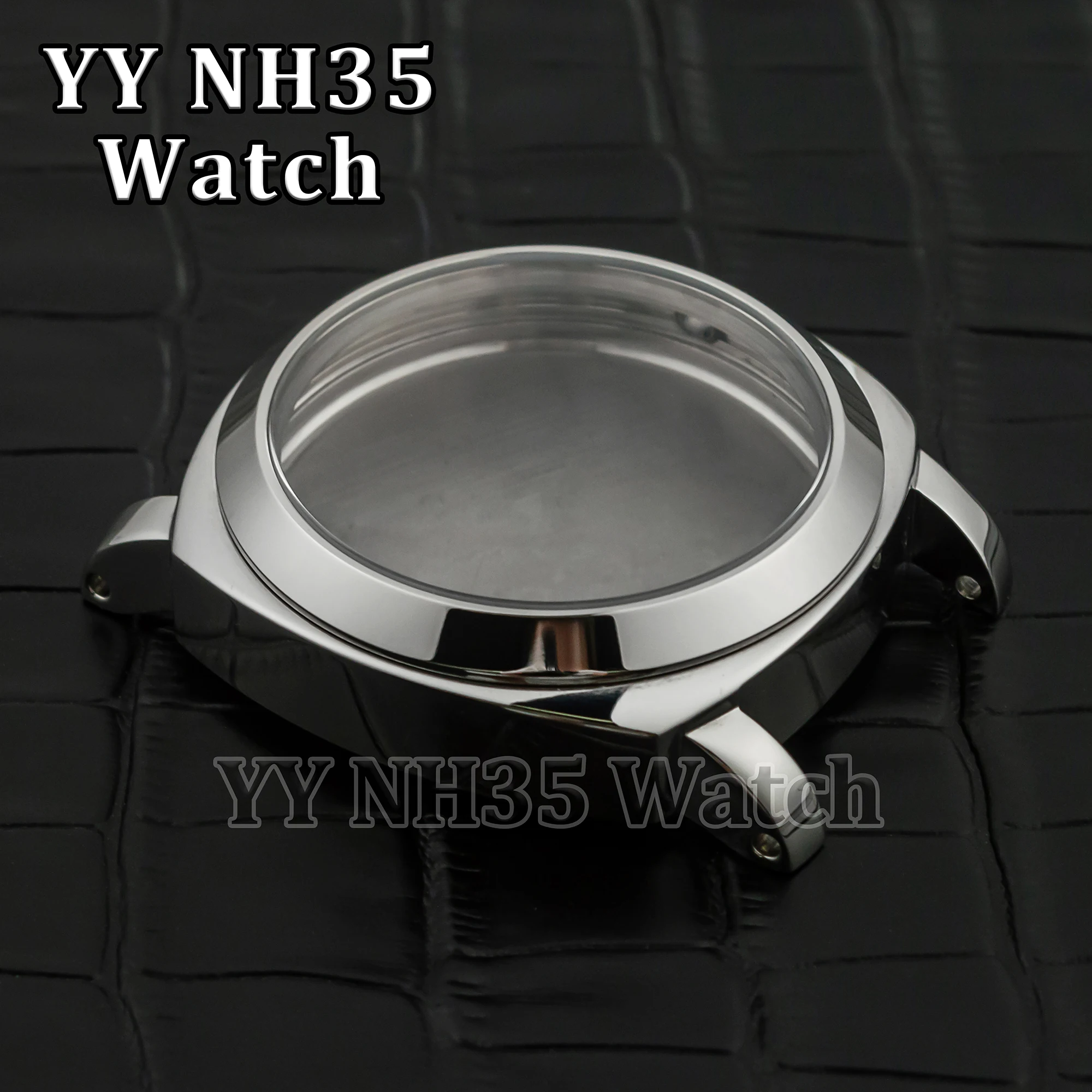 44mm Watch Case for PAM 5218 Watches Waterproof Case Fit ETA 6497/6498/ST3600/ST3620 Series Manual Winding Mechanical Movement