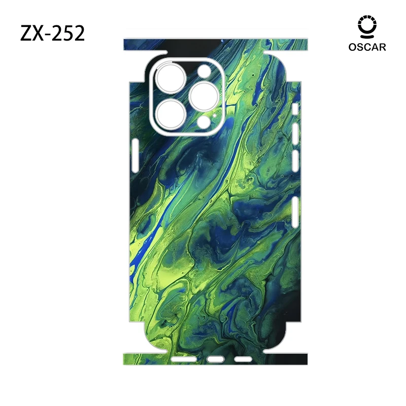 Красочная наклейка для iPhone 15 13 12 14 Pro Max Mini, Защитная пленка для задней панели, прочная наклейка против царапин