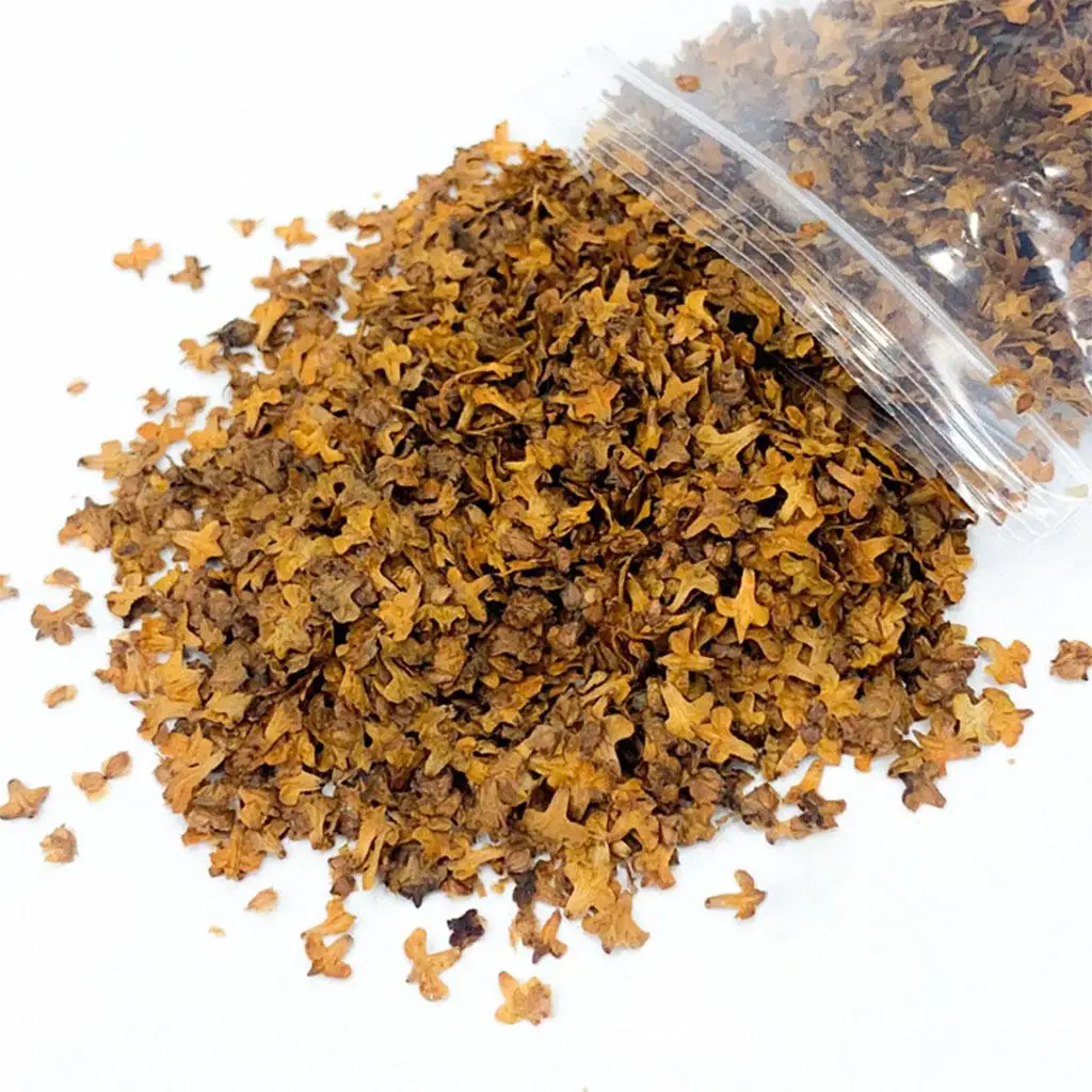 Kit de micro paisagem de folhas em miniatura para casa de boneca, layout ferroviário, acessórios de decoração HO