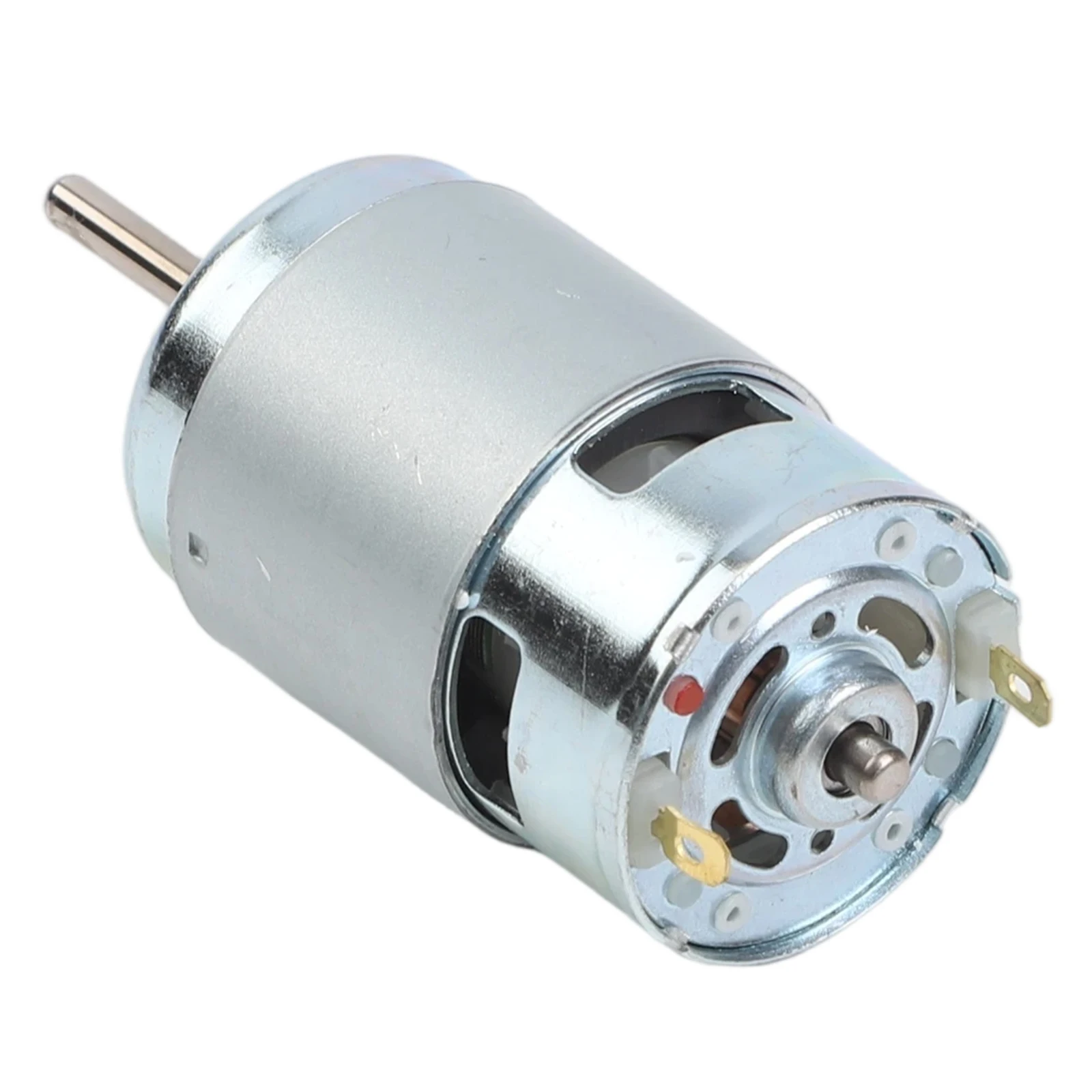 Chrome-Plated Components 775 DC Motor Double Ball Bearings Efficient Cooling System Low Noise Motor For Home Use As Shown