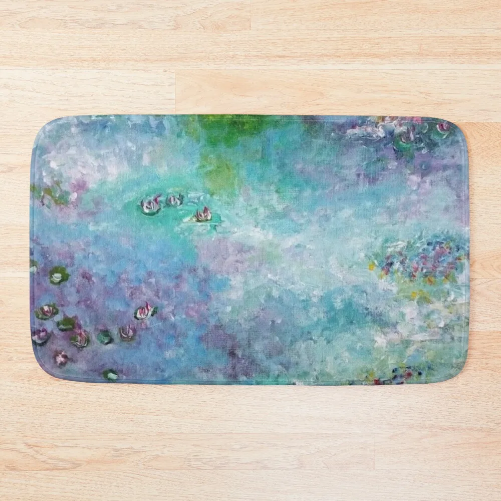 

Water Lilies Bath Mat Living Room Rug Toilet Rug Mat