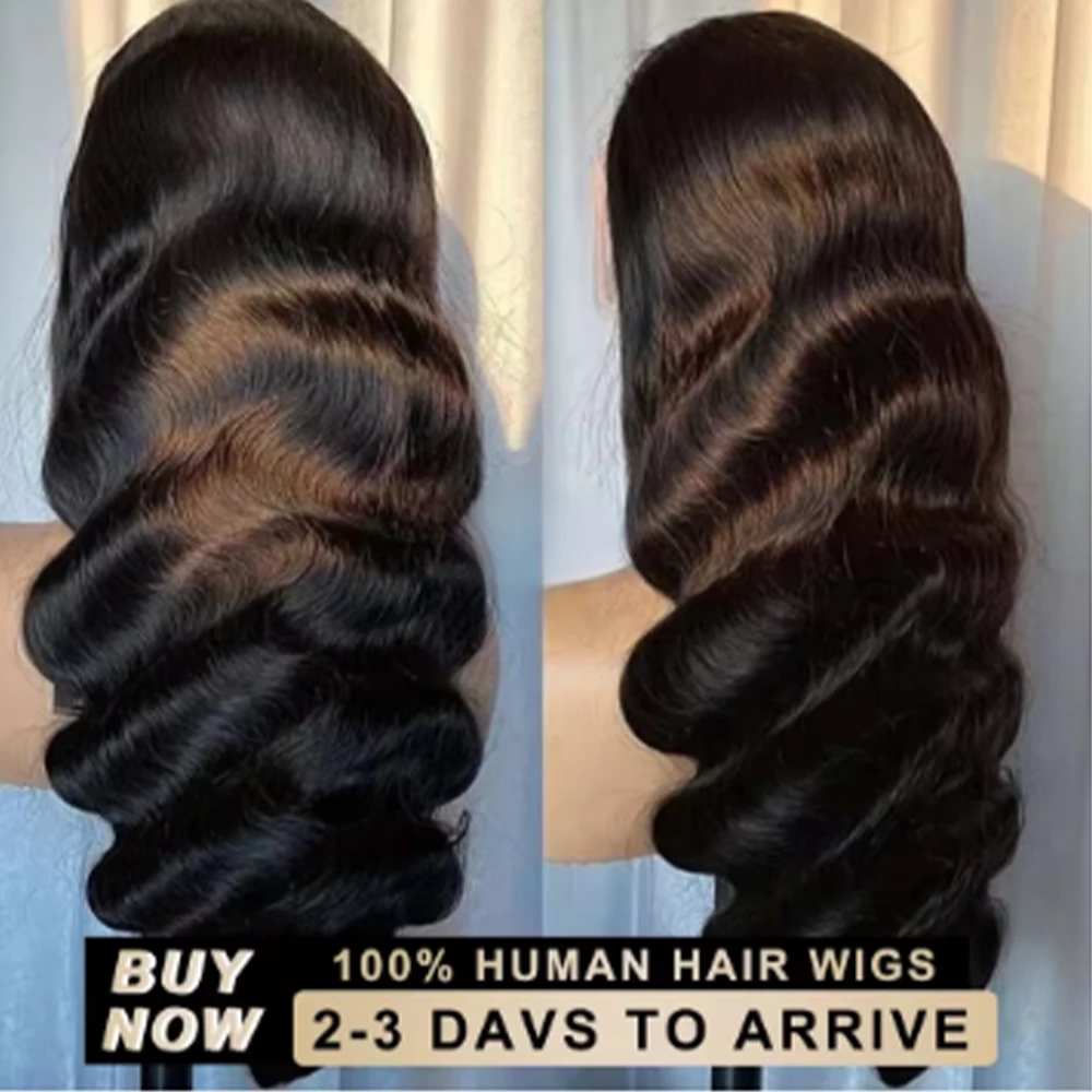 42lnch HD شفاف 13x4 13x6 الجسم موجة الدانتيل شعر مستعار أمامي 360 كامل الدانتيل أمامي باروكة من شعر طبيعي للنساء 250 الكثافة Prepluck