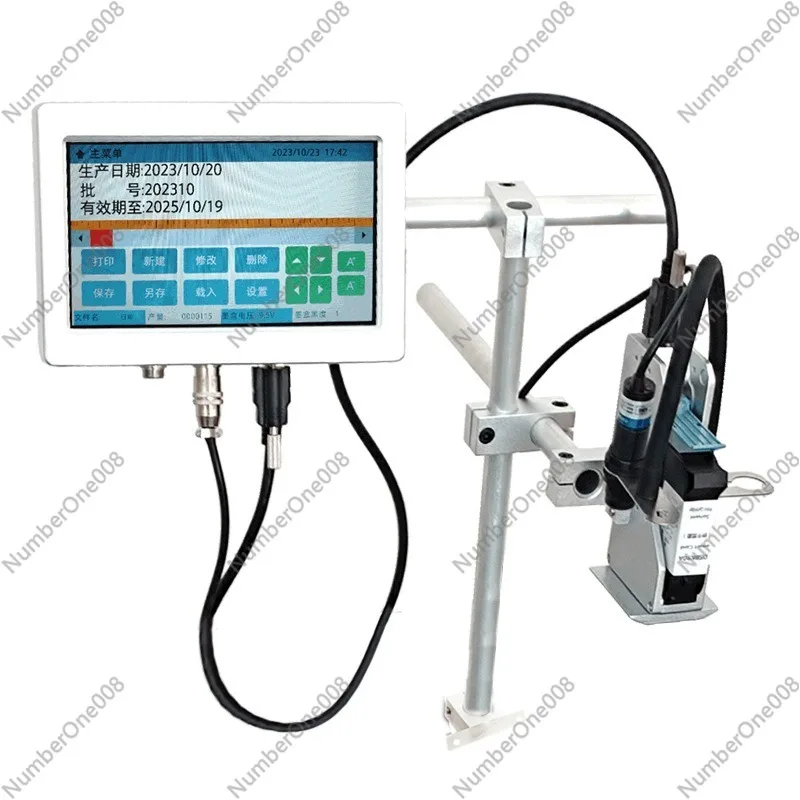 Automatic Portable Inkjet Printer for Date Code Marking on Food Packaging Bottles Cans Small Production Line for  ZXD127