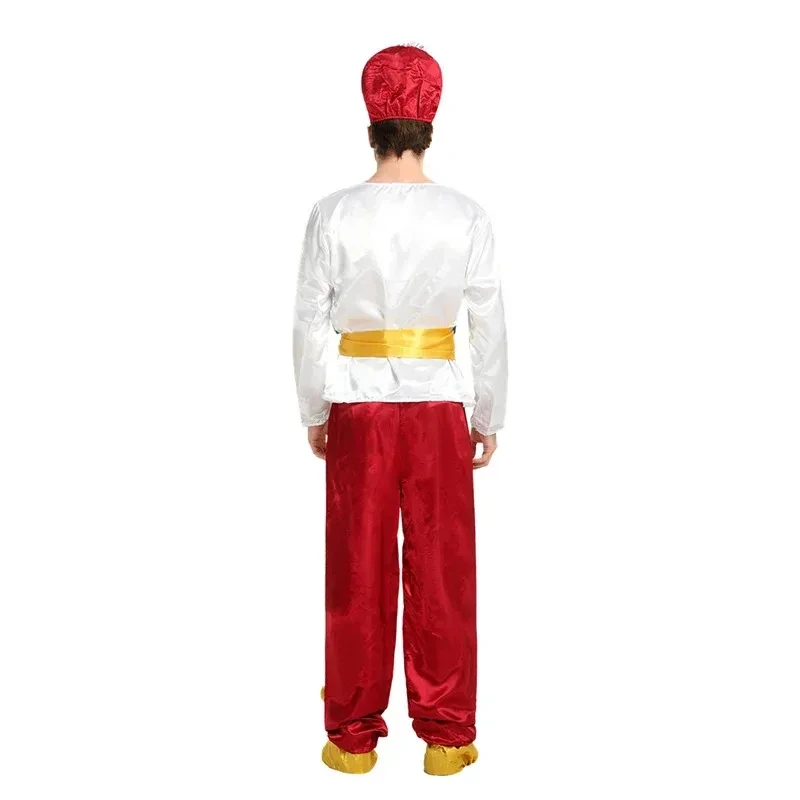 ❤ Nuevo disfraz de Cosplay 2026 para hombre, disfraz de almendras de jazmín para fiesta de adultos, disfraz de Aladino, Genio de la Lámpara, Adam ★ Regalo de Halloween