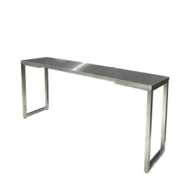 Bar table against the wall Long table Industrial style commercial high stool y
