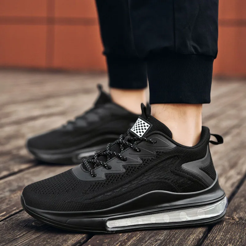 أحذية جري كاجوال أنيقة للرجال أحذية رياضية ناعمة قابلة للتنفس لفصل الربيع والخريف أحذية مشي مريحة للرجال في الهواء الطلق